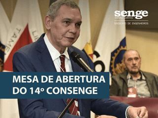 Imagem de capa da notícia “Abertura do 14º CONSENGE é marcada por discursos em defesa da Soberania Nacional”